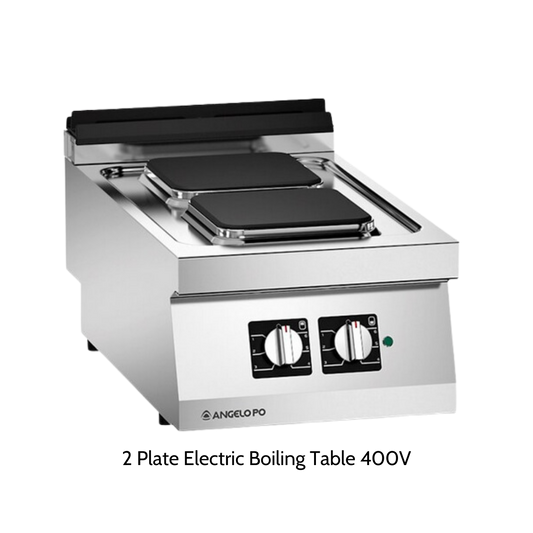 Angelo Po - 2 Plate Electric Boiling Table 400V