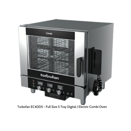 Turbofan EC40D5 - 5 Tray Combi Oven
