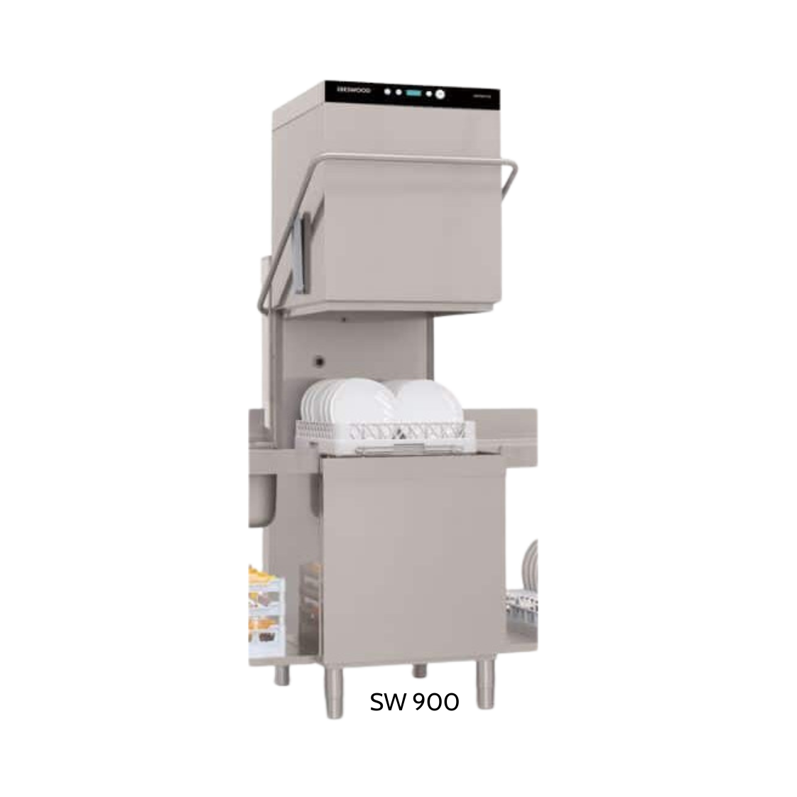 Eswood SmartWash 900X Pass Through Dishwasher
