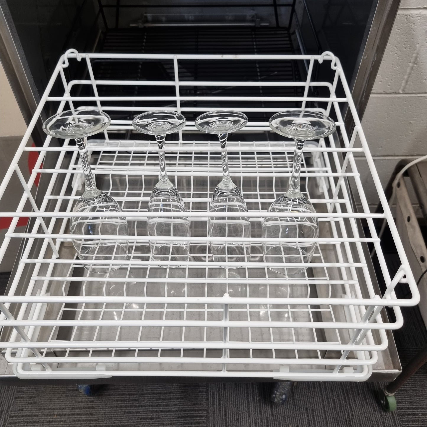 Glasswasher Rack 400 x 400 mm segmented