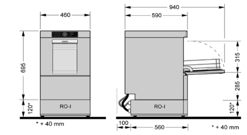 Hobart Profi GCROI PREMIUM RO Glasswasher