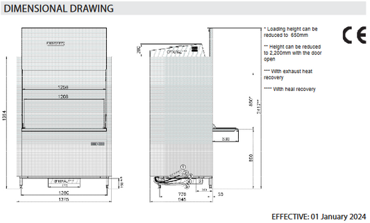 Hobart UXT Profi Extra Wide Utensil Washer