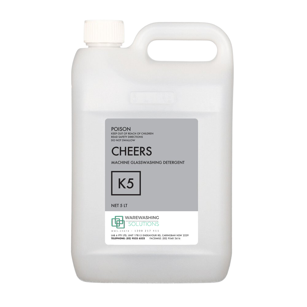 K5 Cheers - Commercial Glasswasher Detergent
