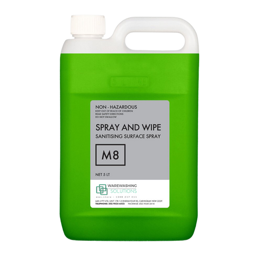 M8 Spray & Wipe - Sanitising Surface Spray