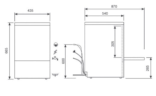 Norris IM17 Glasswasher