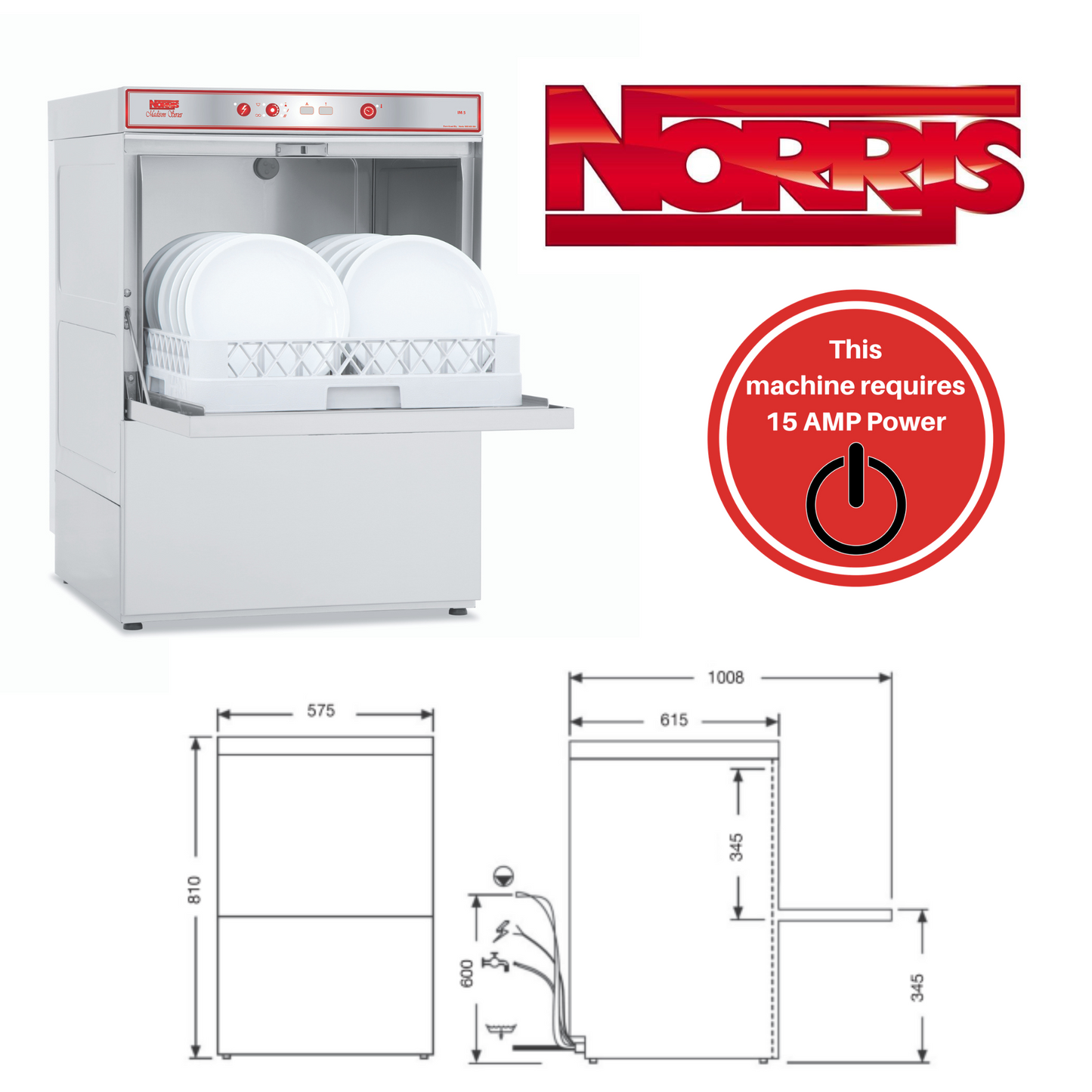 Madison - Norris IM5 Commercial Dishwasher