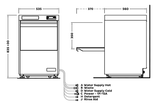 Washtech GL Glasswasher