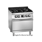 Angelo Po - 4 burner Gas range + Static oven