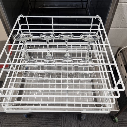 Glasswasher Rack 400 x 400 mm segmented