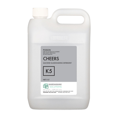 K5 Cheers - Commercial Glasswasher Detergent