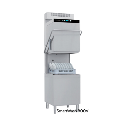Eswood SmartWash 900V Pass Through Dishwasher - Heat Recovery