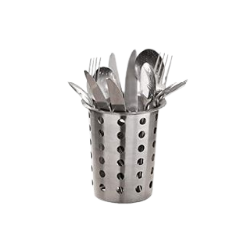 Cutlery Canister - Stainless Steel