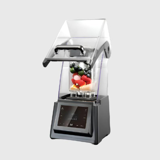 Benchstar Q-8 Pro Touchpad Commercial Blender w/ LCD Display & Sound Cover
