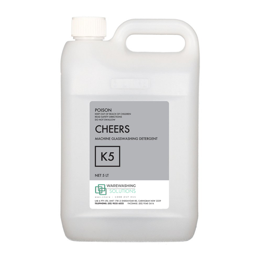K5 Cheers - Commercial Glasswasher Detergent
